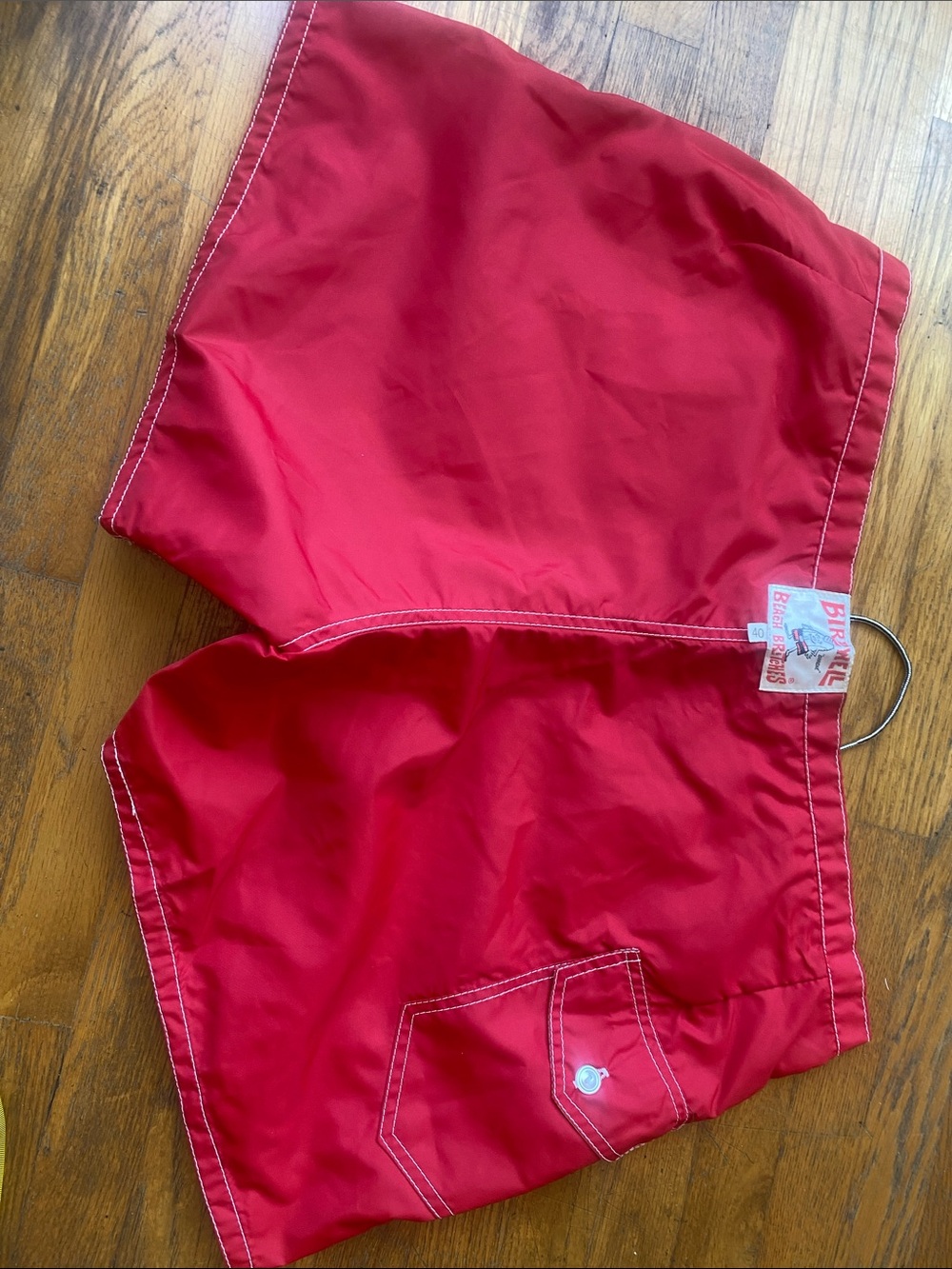 Birdwell Red Men’s Swim Trunks